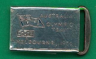 Belt Buckle for belt issued to Australian Team members