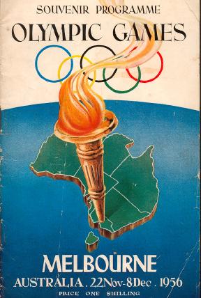 Souvenir Program covering Olympic Games