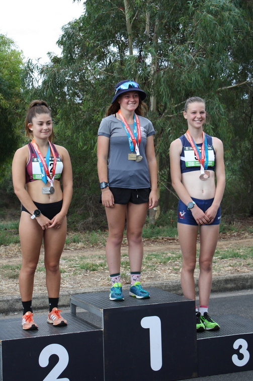 u20 10km women - podium